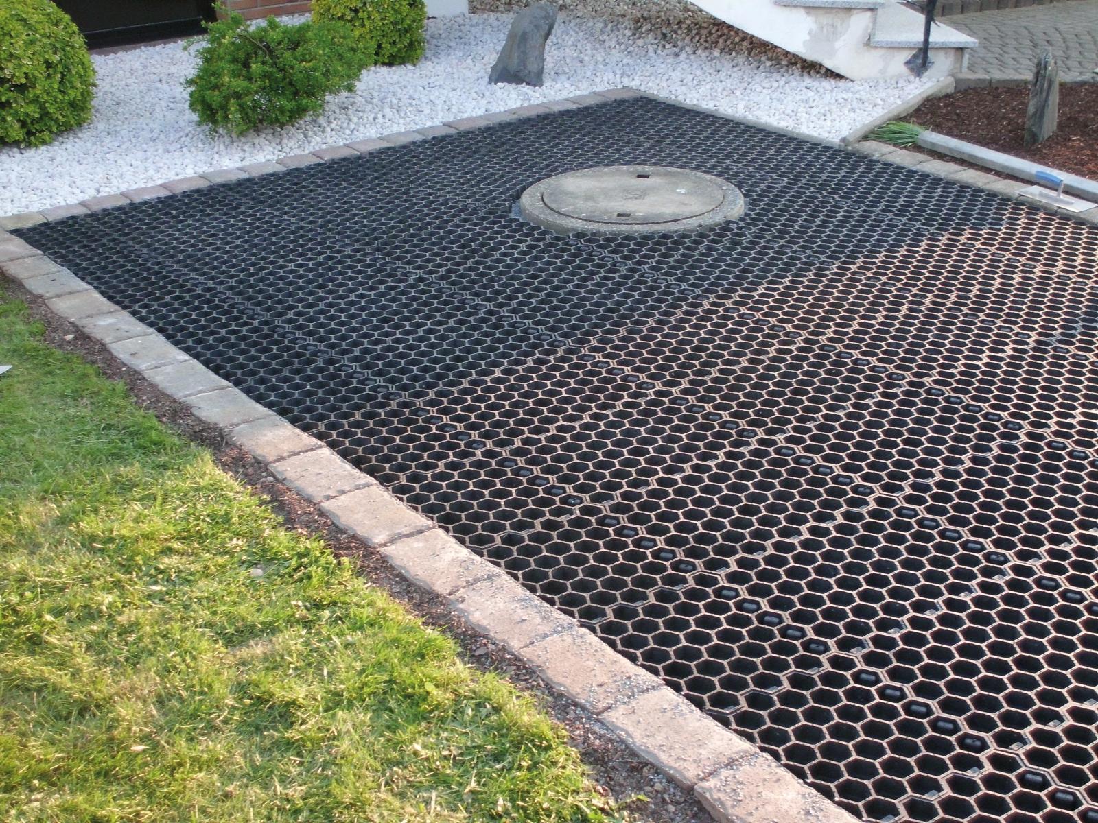 Paddock Slab Permeable paving by Hahn Plastics.  100% recycled material.  Great for landscape areas, or animal arenas, exercise and feeding areas.